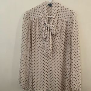 Harlowe and Graham Sheer Blouse